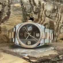 Thumbnail von Rolex Datejust 36 Datejust 36 - Brown Floral Dial - FULL SET LC100 - Ref.116201 </h1>