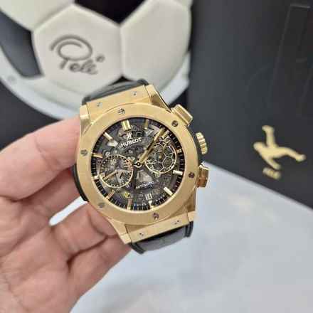  Hublot Classic Fusion Aerofusion Pele Ouro 45mm Edição Limitada 