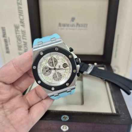  Audemars Piguet Royal Oak Offshore Chronograph Rubberclad White 42mm Completo 