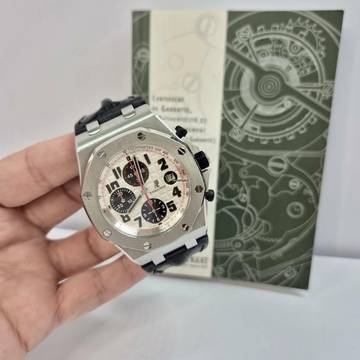  Audemars Piguet Royal Oak Offshore Chronograph Panda 42mm Automático Completo 