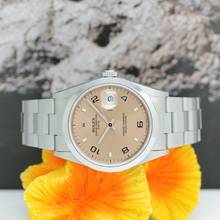 Thumbnail von Rolex Oyster Perpetual Date Stahl Automatik Ref:15210 Rolex Box & Papiere von 2000 </h1>