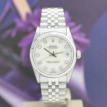 Thumbnail von Rolex Datejust 31 Medium Stahl/Weißgold Ref :68274 Box von 1998 </h1>