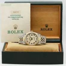 Thumbnail von Rolex Datejust 36 Stahl/Gold Ref :16233 Rolex Box & Papiere von 1990 </h1>