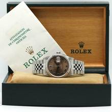 Thumbnail von Rolex Datejust 36 Stahl Ref :16234 Rolex Box & Papiere von 1999 </h1>