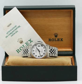  Rolex Datejust 36 Stahl Ref :16234 Rolex Box & Papiere von 1998 </h1> 