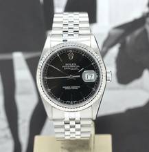 Thumbnail von Rolex Datejust 36 Stahl Ref :16234 Rolex Box & Papiere von 2002 </h1>