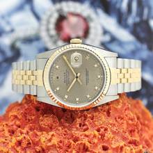 Thumbnail von Rolex Datejust 36 Stahl/Gold Ref :16233 Rolex Box & Papiere von 1990 </h1>