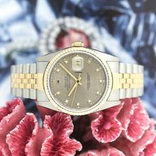 Thumbnail von Rolex Datejust 36 Stahl/Gold Ref :16233 Rolex Box & Papiere von 1990 </h1>