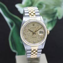 Thumbnail von Rolex Datejust 36 Stahl/Gold Ref :16233 Rolex Box & Papiere von 1993 </h1>