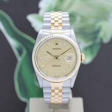 Thumbnail von Rolex Datejust 36 Stahl/Gold Ref :16233 Rolex Box & Papiere von 1993 </h1>