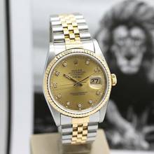 Thumbnail von Rolex Datejust 36 Stahl/Gold Ref :16233 Rolex Box & Papiere von 1989 </h1>