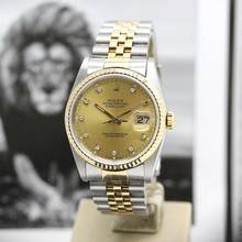 Thumbnail von Rolex Datejust 36 Stahl/Gold Ref :16233 Rolex Box & Papiere von 1989 </h1>