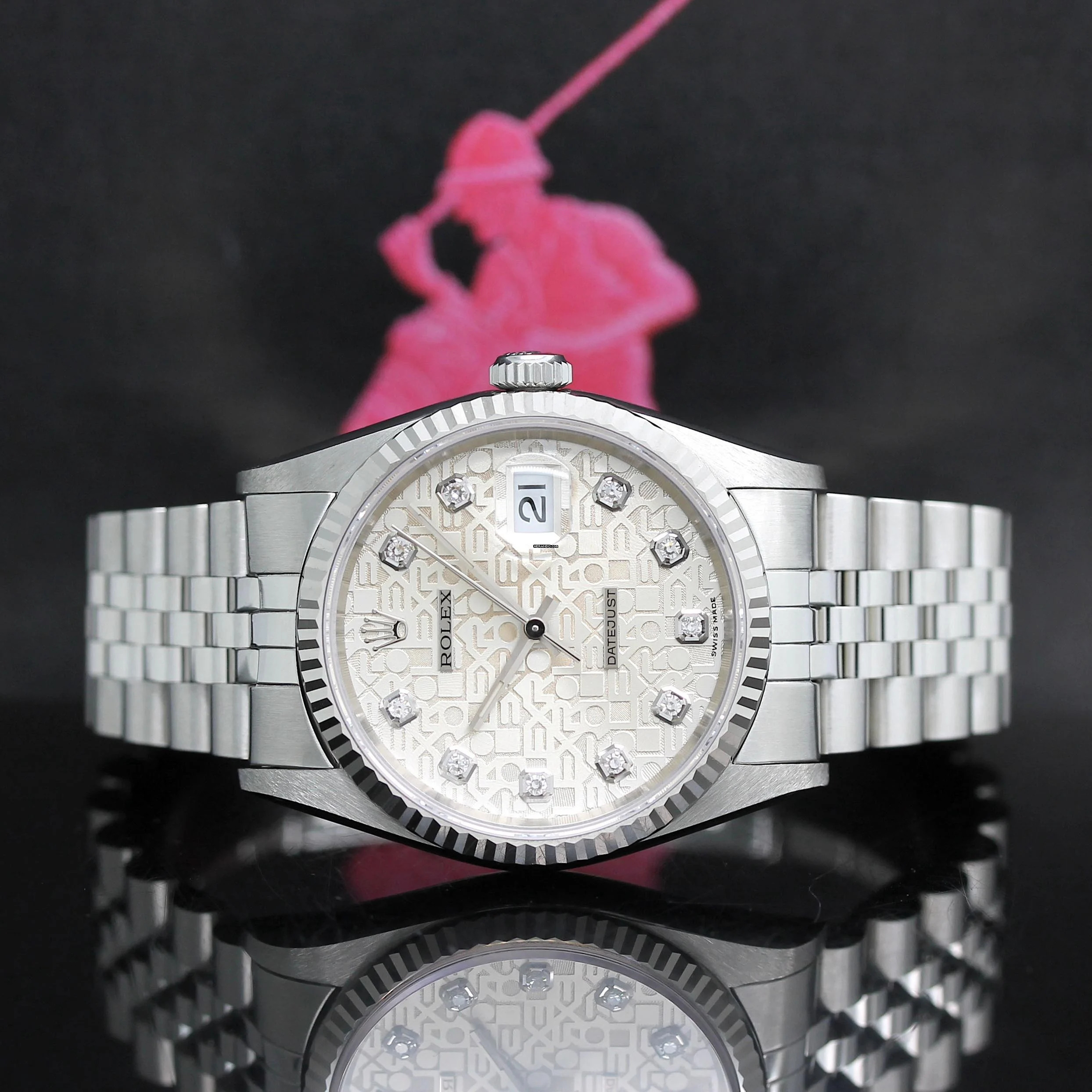 Rolex Datejust 36 Stahl Ref :16234 Rolex Box & Papiere von 1996 </h1>