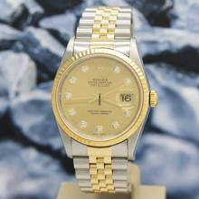 Thumbnail von Rolex Datejust 36 Stahl/Gold Ref :16233 Rolex Box & Papiere von 1996 </h1>