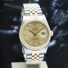 Thumbnail von Rolex Datejust 36 Stahl/Gold Ref :16233 Rolex Box & Papiere von 1996 </h1>