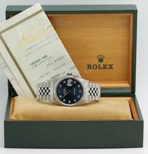 Thumbnail von Rolex Datejust 36 Stahl Ref :16234 Rolex Box & Papiere von 1998 </h1>