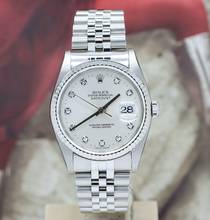 Thumbnail von Rolex Datejust 36 Stahl Ref :16234 Rolex Box & Papiere von 1999 </h1>