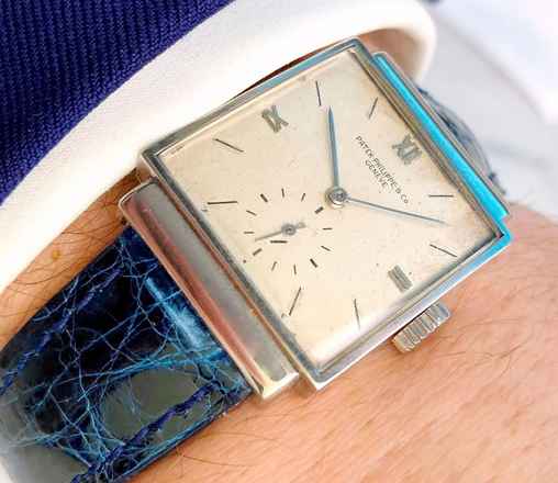  Patek Philippe Vintage Seltene Vintage Edelstahl Stahl Tank ref 1408 1408 