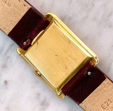 Thumbnail von Vacheron Constantin Tank Vintage Solid Gold Tank Ultra Flat and Stepped Case