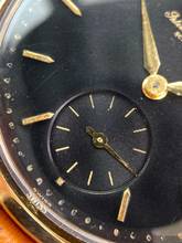 Thumbnail von IWC Early Vintage Solid Gold Restored Black Dial 35mm cal 83 dating 1938 </h1>