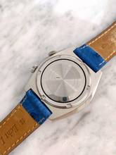 Thumbnail von Bulova Wrist Alarm Steel Blue Dial Top Condition