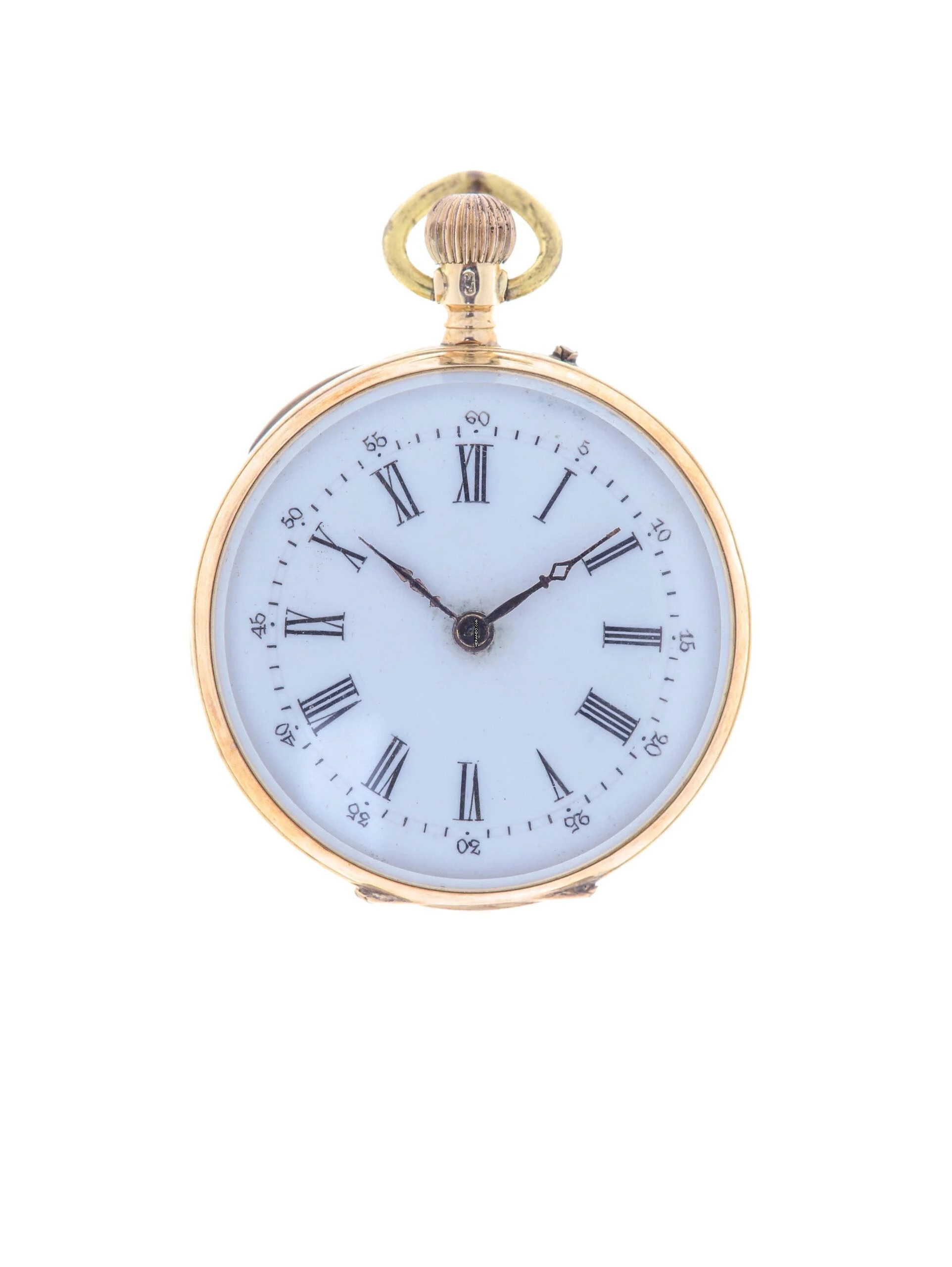 Swiss Fob Watch 14 k Rose Gold 1900s