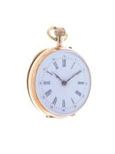Thumbnail von Swiss Fob Watch 14 k Rose Gold 1900s