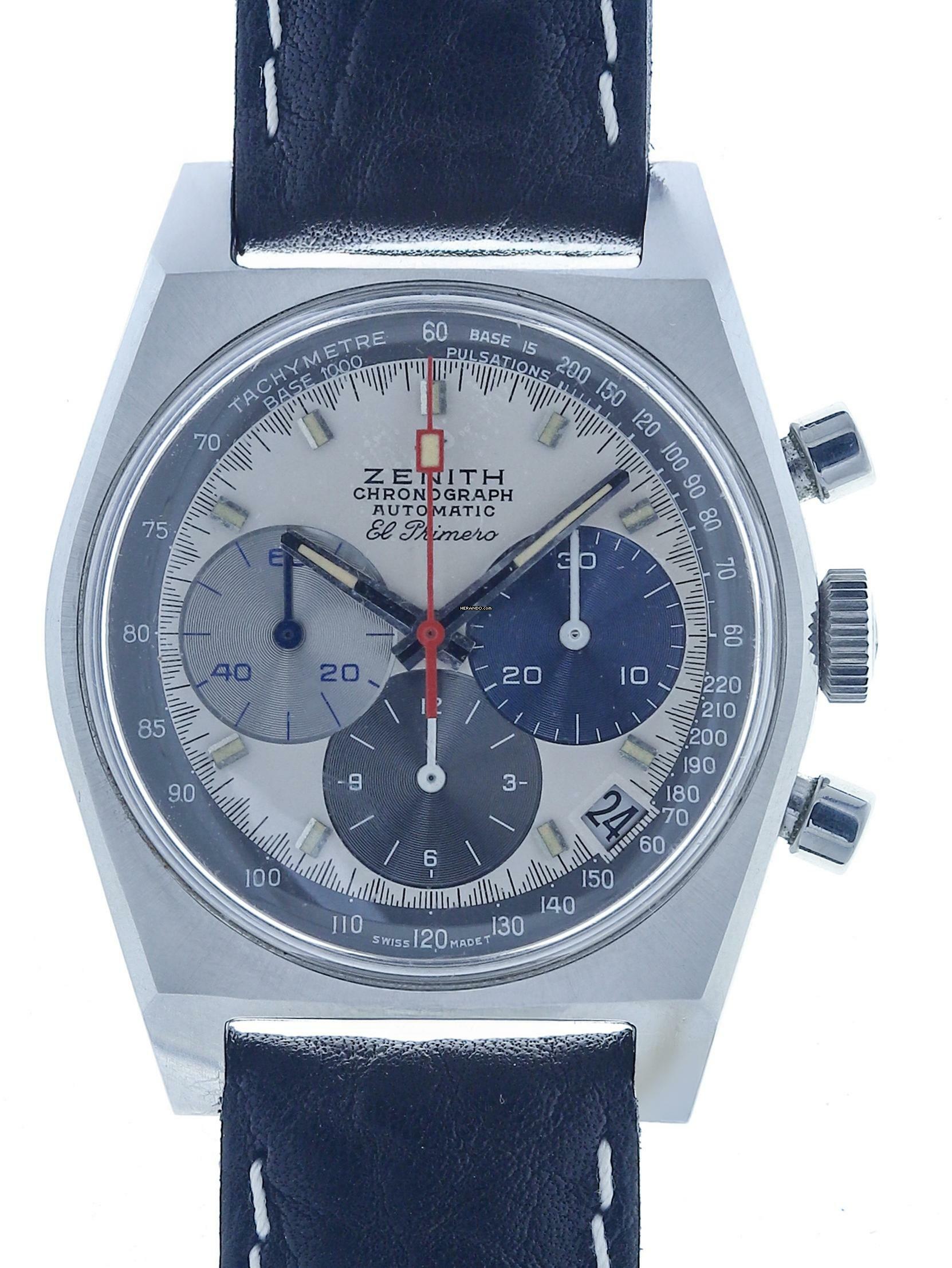 Zenith El Primero A3817 Stainless Steel 1970s