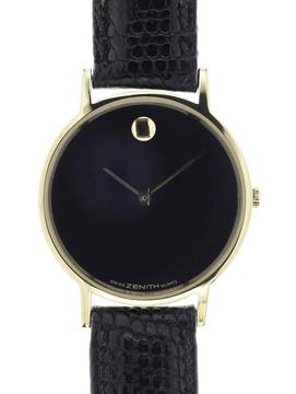  Zenith Flat and elegant 3/4 – Size Gents Design Wristwatch Museum Watch </h1> 