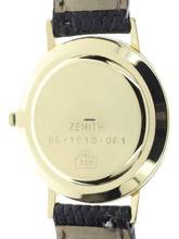 Thumbnail von Zenith Flat and elegant 3/4 – Size Gents Design Wristwatch Museum Watch </h1>