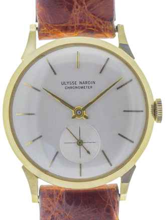  Ulysse Nardin Chronometer 18 k Yellow Gold 1950s 