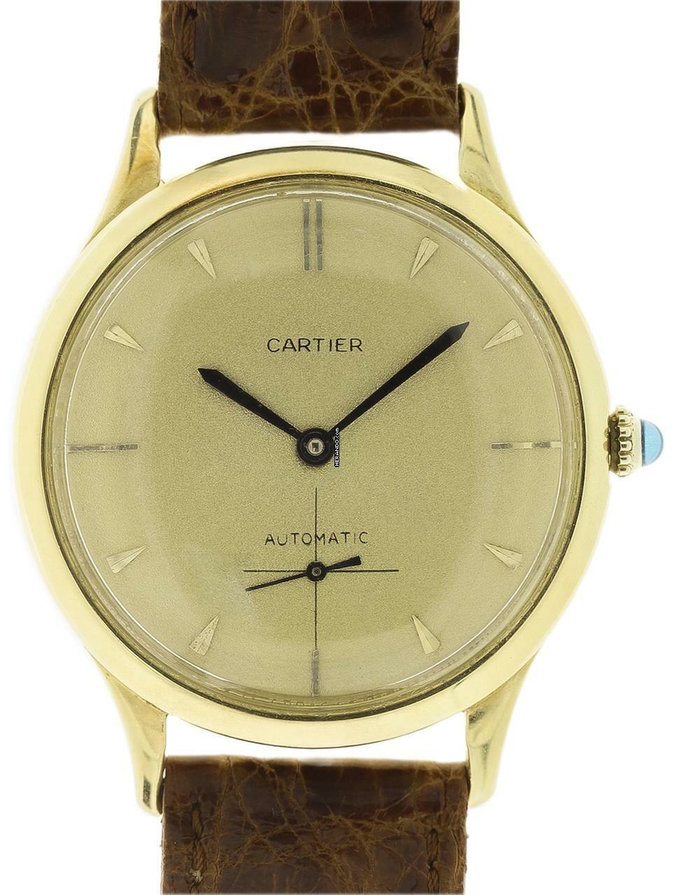 Cartier Automatic P812 18 k Yellow Gold 1950s