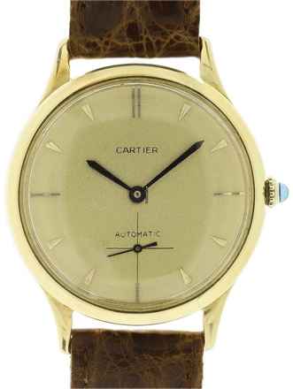  Cartier Automatic P812 18 k Yellow Gold 1950s 