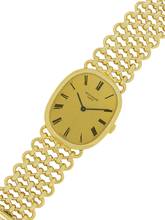 Thumbnail von Patek Philippe Ellipse d'Or Full Set Gents manual wind medium 3/4 size Wristwatch PATEK PHILIPPE GENEVE , complete Set