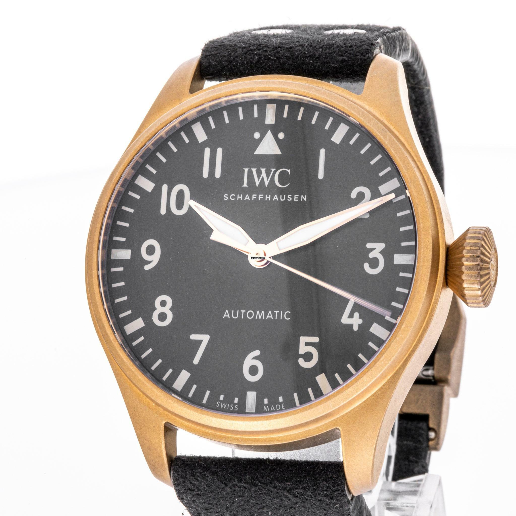 IWC Große Fliegeruhr Big Pilot 43 Bronze Mr Porter Limited Edition IW329703 NEW 2025 Full Set Unworn
