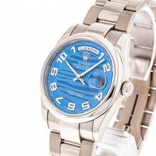 Thumbnail von Rolex Day-Date 36 White Gold – Blue Dial – 118239 – like NEW – 2006 Full Set