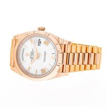 Thumbnail von Rolex Day-Date 40 Rose Gold White Dial 228235 like NEW 2019 Full Set