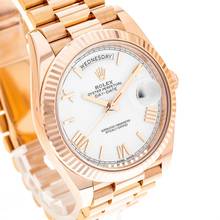 Thumbnail von Rolex Day-Date 40 Rose Gold White Dial 228235 like NEW 2019 Full Set