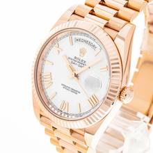 Thumbnail von Rolex Day-Date 40 Rose Gold White Dial 228235 like NEW 2019 Full Set