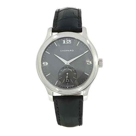  Chopard L.U.C Herrenarmbanduhr L.U.C Mark III Automatik aus Stahl Set mit Geldbörse und Kugelschreiber 