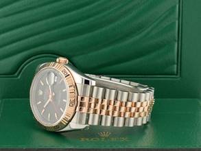 Thumbnail von Rolex Datejust Turn-O-Graph 36mm Turnograph 116261 Steel & Rose Gold Black Dial Service Rolex