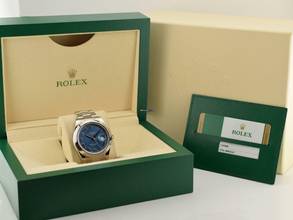 Thumbnail von Rolex Datejust II 116300 Blue Roman Dial - Full Set 2016 41mm