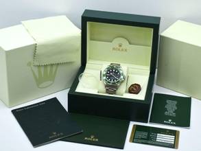 Thumbnail von Rolex Submariner Date 16610lv - New/nos Full Stickers Lc 170