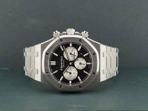 Thumbnail von Audemars Piguet Royal Oak Chronograph 41mm Black Dial 26331st Like New Full Set