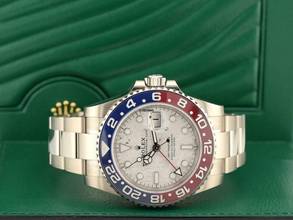 Thumbnail von Rolex GMT-Master II White Gold Pepsi Meteorite Dial 126719blro 2020 New Stickers </h1>