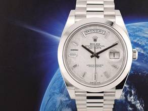 Thumbnail von Rolex Day-Date 40 228206 Platinum & Meteorite Dial - New 2021
