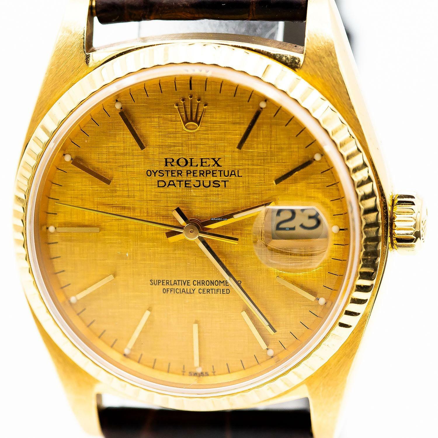 Rolex Datejust 36 16018 </h1>