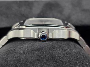 Thumbnail von Cartier Santos de Cartier WSSA0063 - Medium - Blue Dial Unworn/New Condition - Full Set 11/2025
