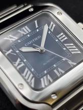 Thumbnail von Cartier Santos de Cartier WSSA0063 - Medium - Blue Dial Unworn/New Condition - Full Set 11/2025