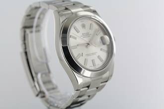Thumbnail von Rolex Datejust II 2015//41MM//SILVER DIAL//REF. 116300//LC100//FULL SET # 676